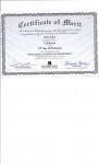 Cert of Merit