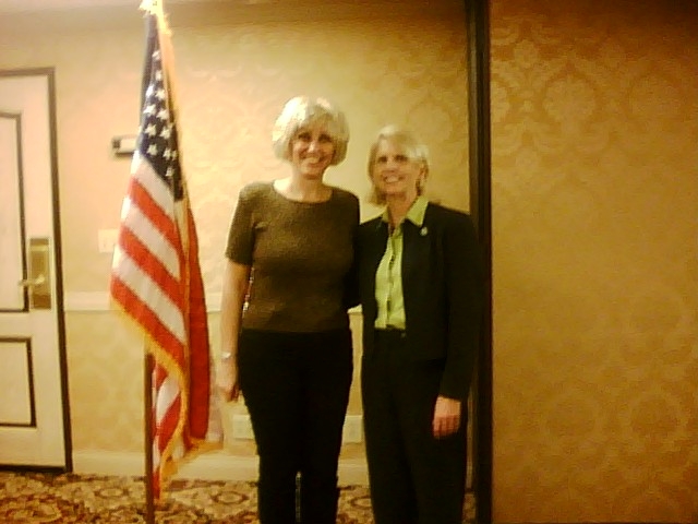 With Mayor Wendy Leece