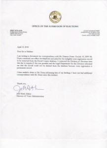 Damon Dunn Registr. destruction of records