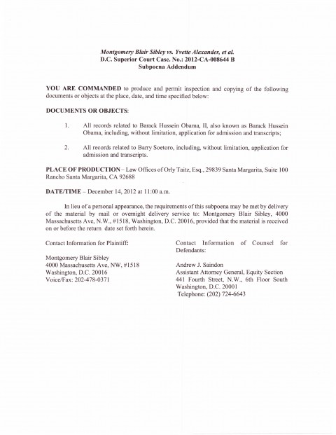 Occidental subpoena from DC_0002