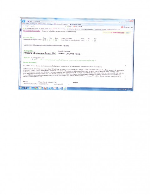 Craigslist protest