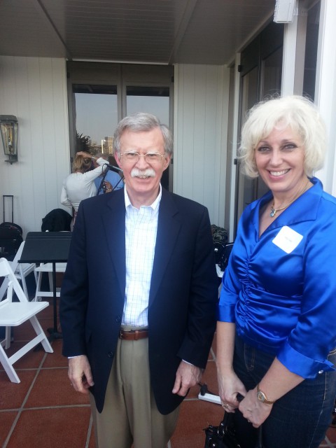 Picture with the former U.S. Ambassador to the U.N. John Bolton